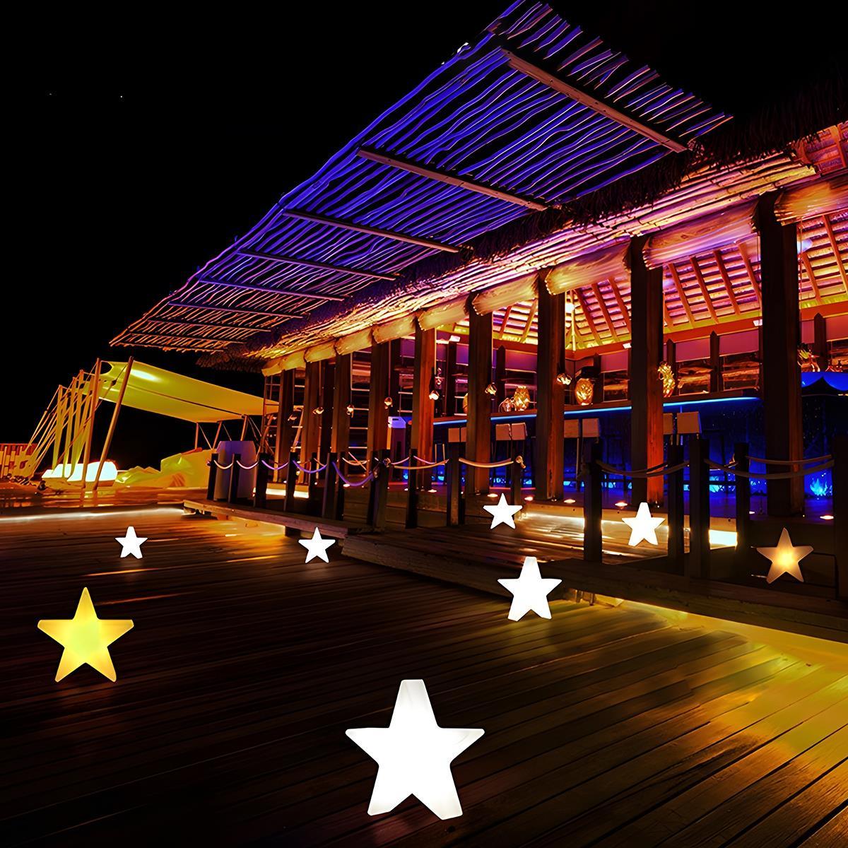 Waterproof Outdoor Christmas Star 16 Color RGB Dimmable LED Pendant Lights - Flare Shack