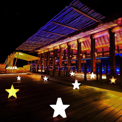 Waterproof Outdoor Christmas Star 16 Color RGB Dimmable LED Pendant Lights - Flare Shack