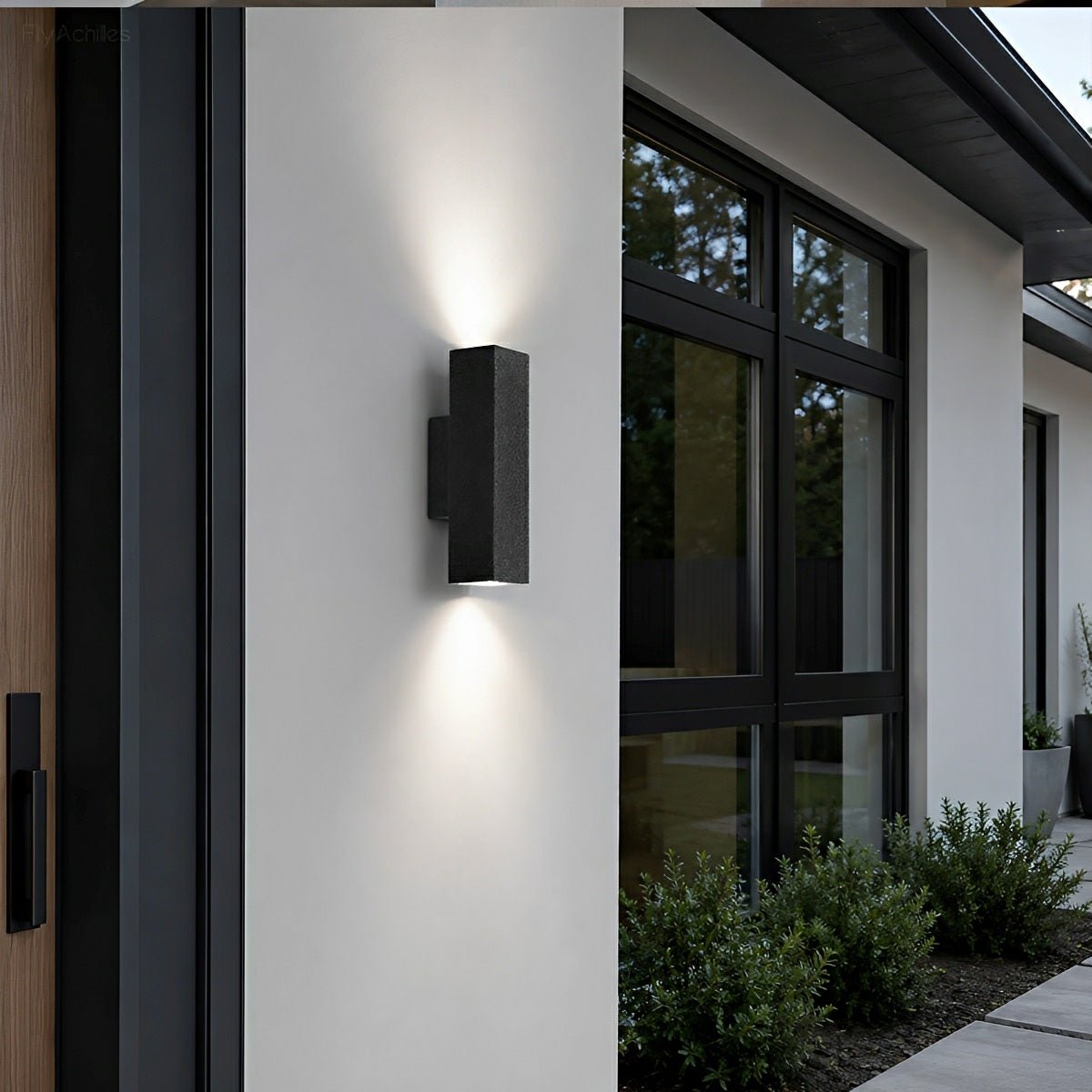 Waterproof Outdoor Concrete Rectangulart Up&Down Exterior Porch LED Wall Lights - Flare Shack