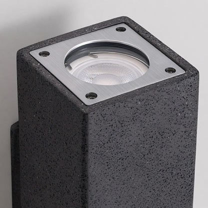Waterproof Outdoor Concrete Rectangulart Up&Down Exterior Porch LED Wall Lights