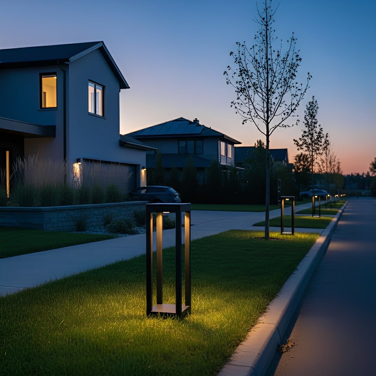 Waterproof Outdoor Garden LED Lawn Lamp Bollard Path Lights - Flare Shack