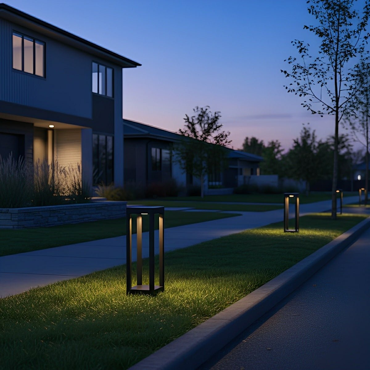 Waterproof Outdoor Garden LED Lawn Lamp Bollard Path Lights - Flare Shack