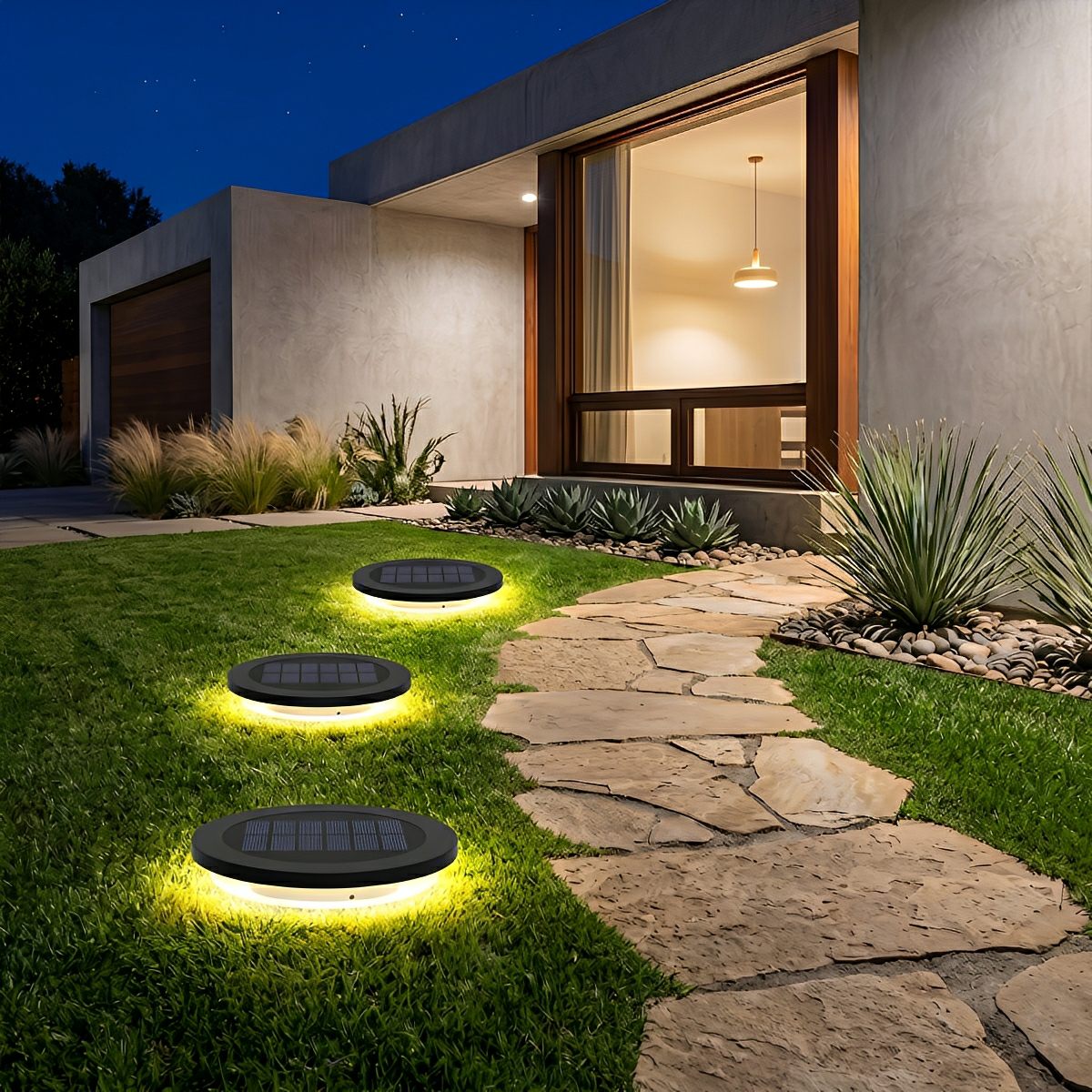 Waterproof Outdoor Grass Light LED Ground Lights for Villa Garden - Flare Shack