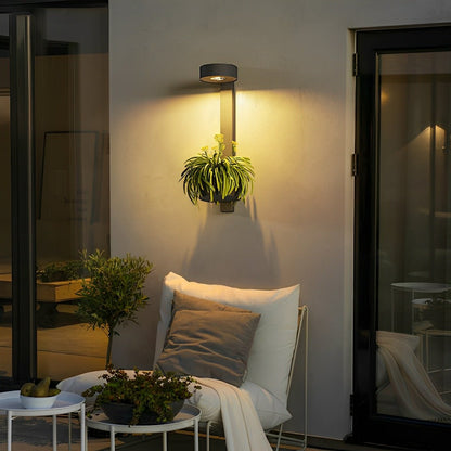 Waterproof Outdoor LED Porch Wall Lights Plant Pot - Flare Shack