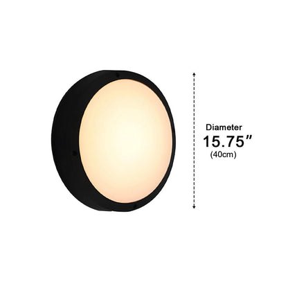 Waterproof Outdoor LED Round Porch Light Exterior Wall Lights