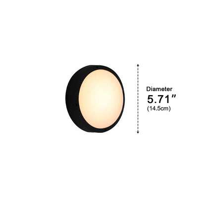 Waterproof Outdoor LED Round Porch Light Exterior Wall Lights