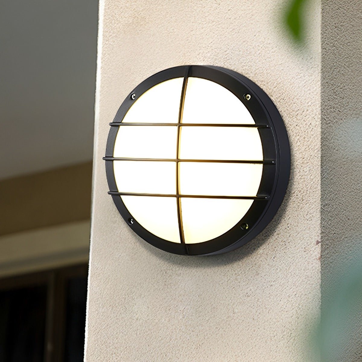 Waterproof Outdoor LED Round Porch Light Exterior Wall Lights