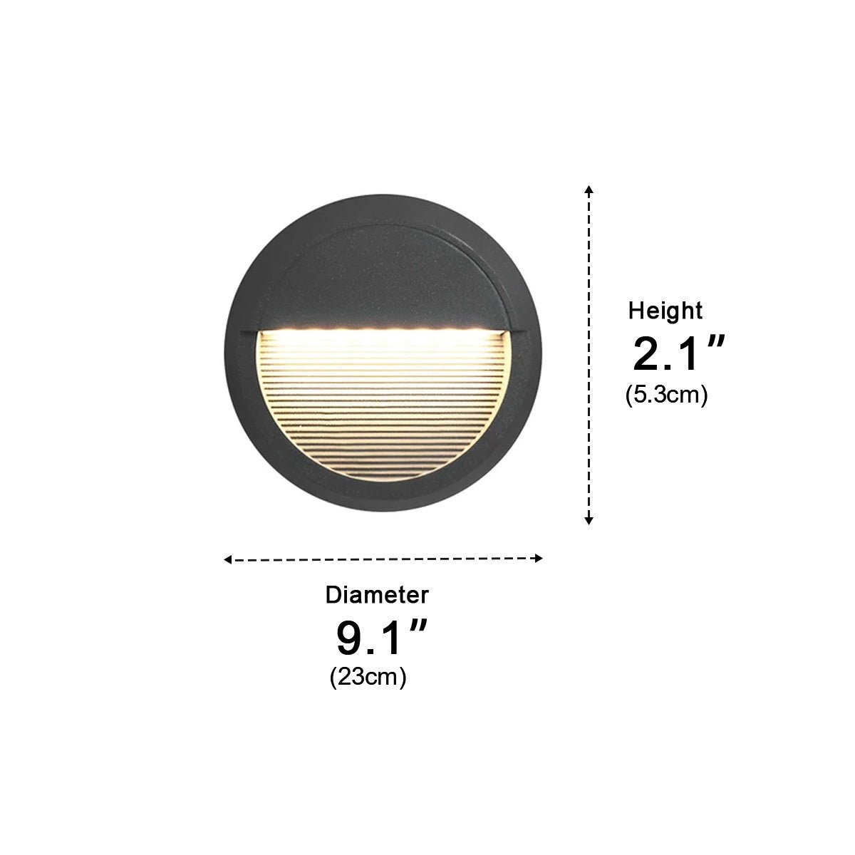 Waterproof Outdoor LED Step Lights Corner Lamp