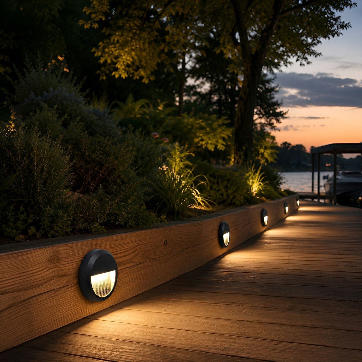 Waterproof Outdoor LED Step Lights Corner Lamp - Flare Shack