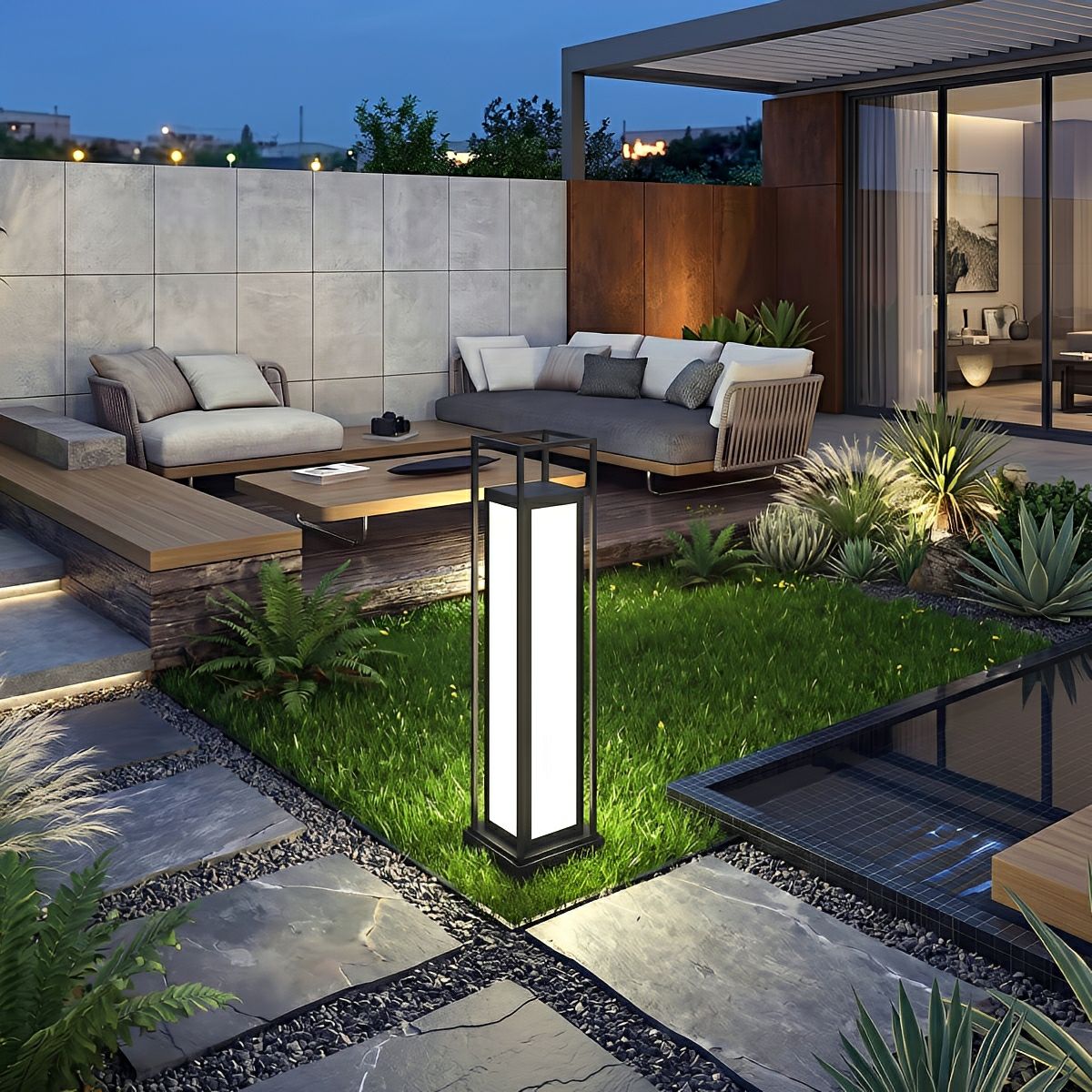 Waterproof Outdoor Post Lights LED Garden Lights Deck Light