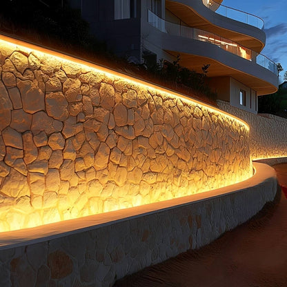 Waterproof Outdoor Recessed LED Linear Light Flexible Wall Washer DC24V - Flare Shack