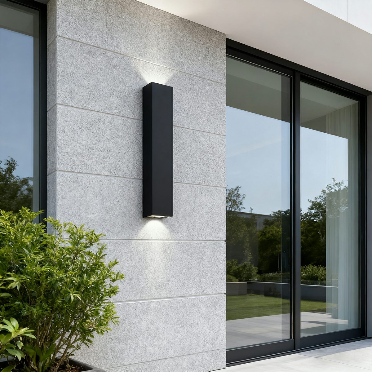 Waterproof Outdoor Rectangular Up and Down Exterior Wall Lights - Flare Shack