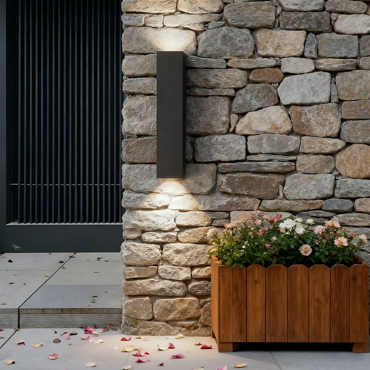 Waterproof Outdoor Rectangular Up and Down Exterior Wall Lights - Flare Shack