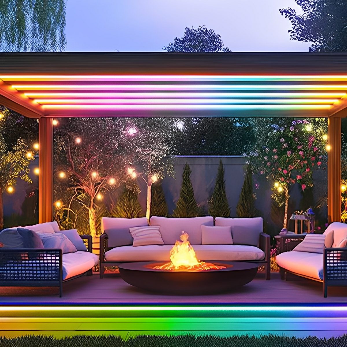 Waterproof Outdoor RGB Recessed Flexible LED Linear Light - Flare Shack