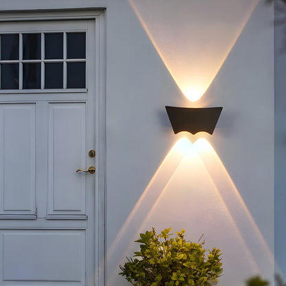Waterproof Outdoor Up and Down 3 - LED Exterior Wall Washer Lights - Flare Shack