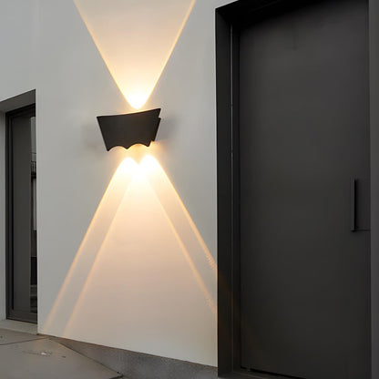 Waterproof Outdoor Up and Down 3-LED Exterior Wall Washer Lights