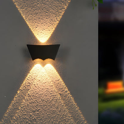 Waterproof Outdoor Up and Down 3 - LED Exterior Wall Washer Lights - Flare Shack