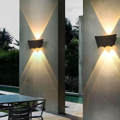 Waterproof Outdoor Up and Down 3-LED Exterior Wall Washer Lights