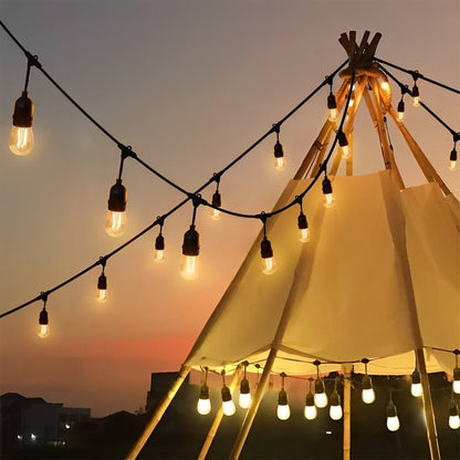 Waterproof Plug In LED Outdoor String Lights Garden Hanging Light - Flare Shack