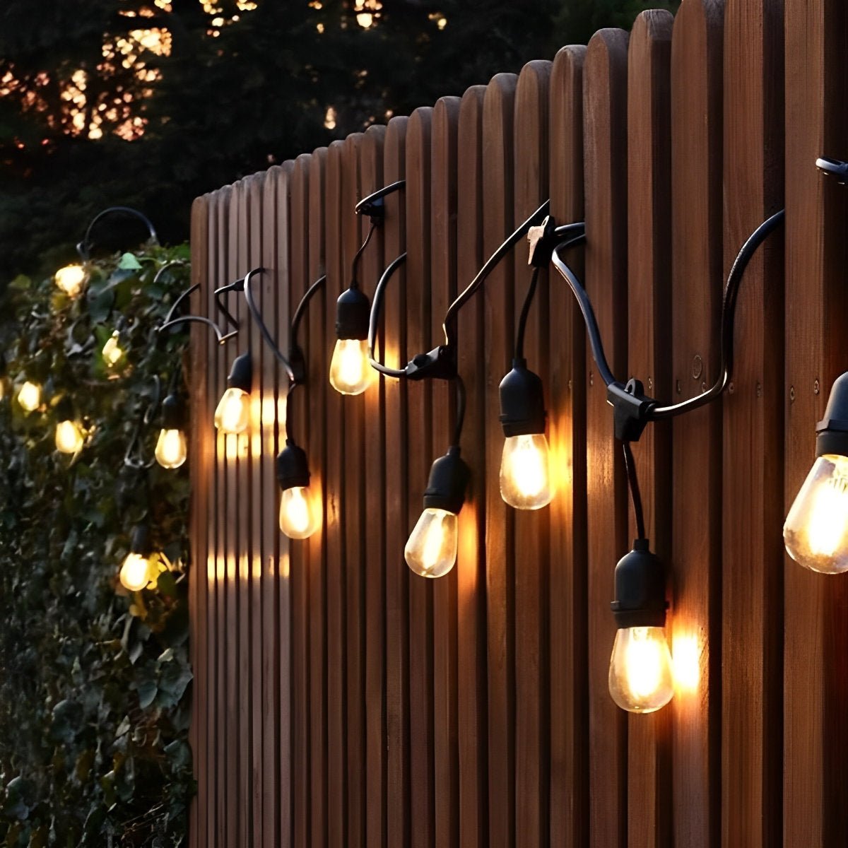 Waterproof Plug In LED Outdoor String Lights Garden Hanging Light - Flare Shack