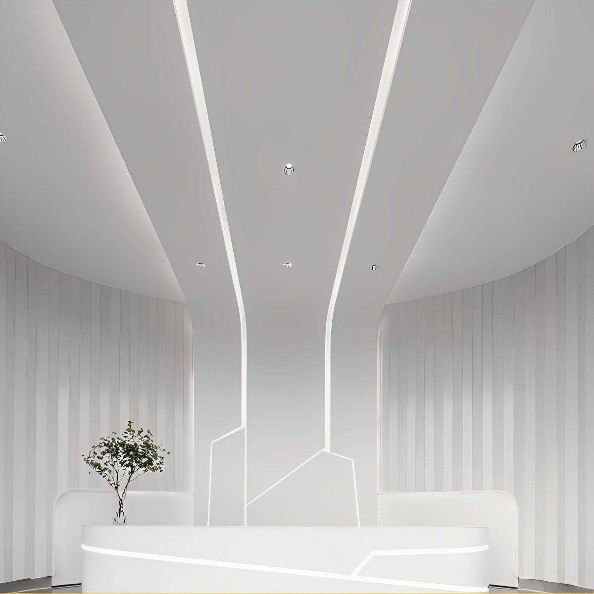 Waterproof Recessed Silicone 24V Modern Flexible LED Strip Lights Linear Light 197'' - Flare Shack