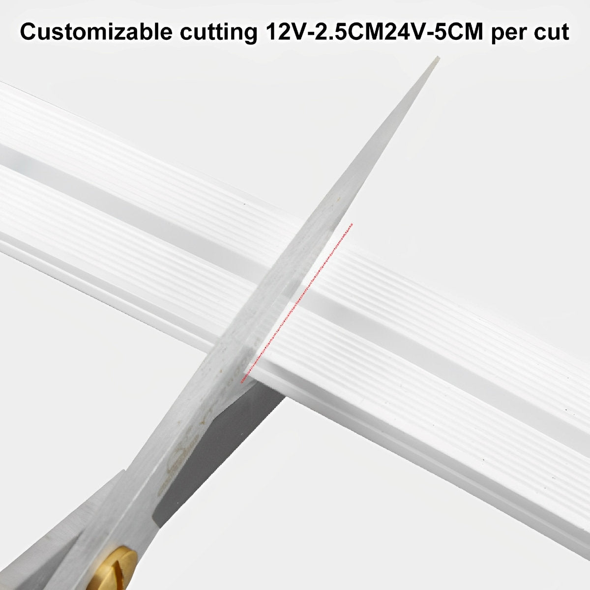 DIY Waterproof Recessed Silicone 24V Modern Flexible LED Strip Lights Linear Light 197''