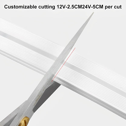 DIY Waterproof Recessed Silicone 24V Modern Flexible LED Strip Lights Linear Light 197''