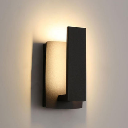Waterproof Rectangle Black LED Outdoor Wall Sconces - Flare Shack