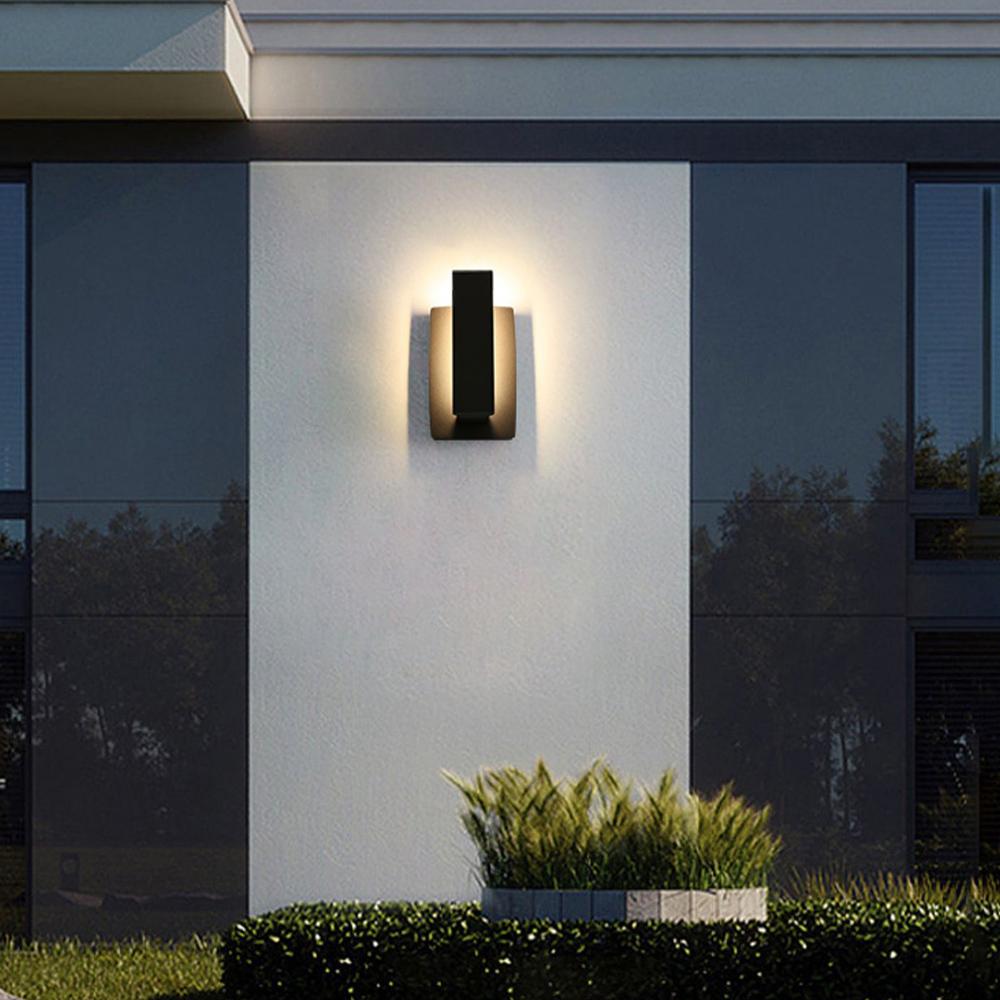 Waterproof Rectangle Black LED Outdoor Wall Sconces - Flare Shack