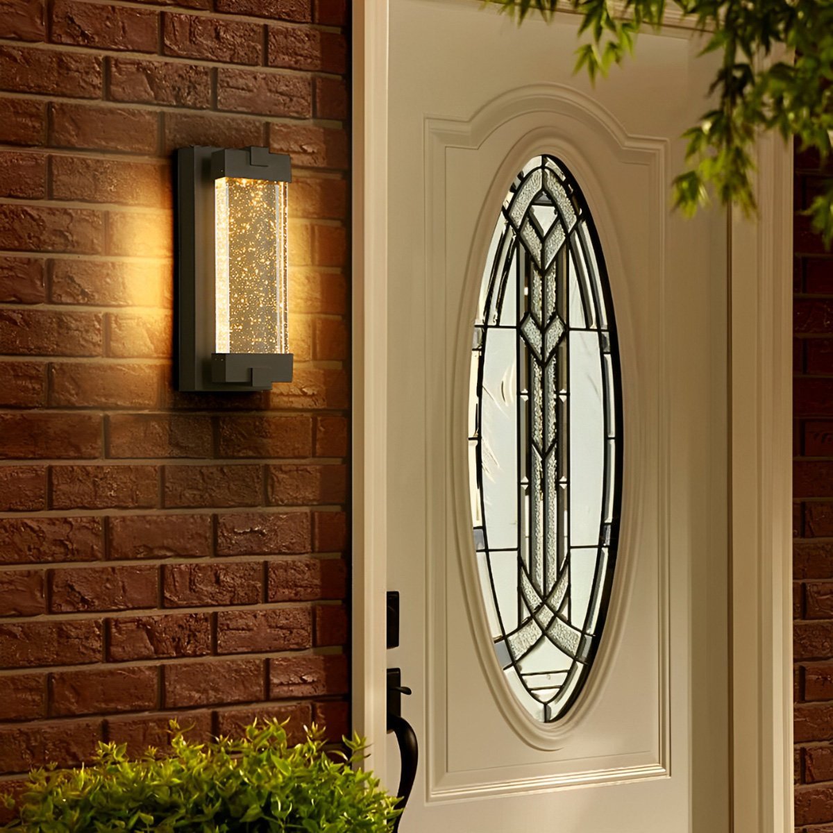 Waterproof Rectangle Crystal LED Outdoor Wall Sconces - Flare Shack