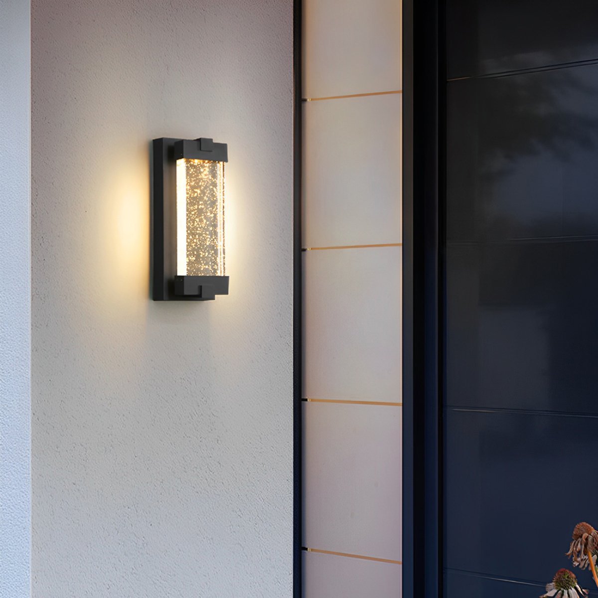 Waterproof Rectangle Crystal LED Outdoor Wall Sconces - Flare Shack