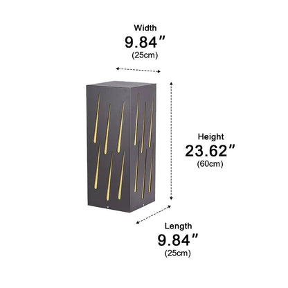 Waterproof Rectangular Meteor LED Outdoor Landscape Lighting