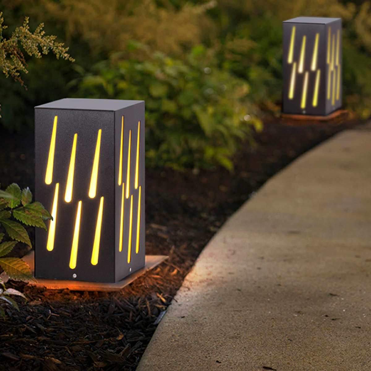 Waterproof Rectangular Meteor LED Outdoor Landscape Lighting - Flare Shack