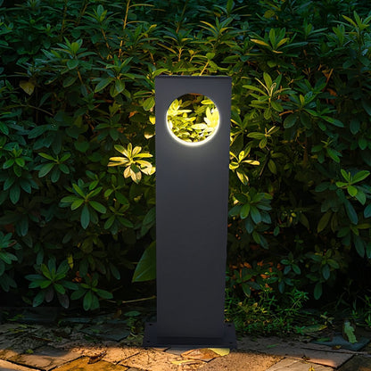 Waterproof Rectangular Ring Hollow Outdoor LED Landscape Lawn Lights