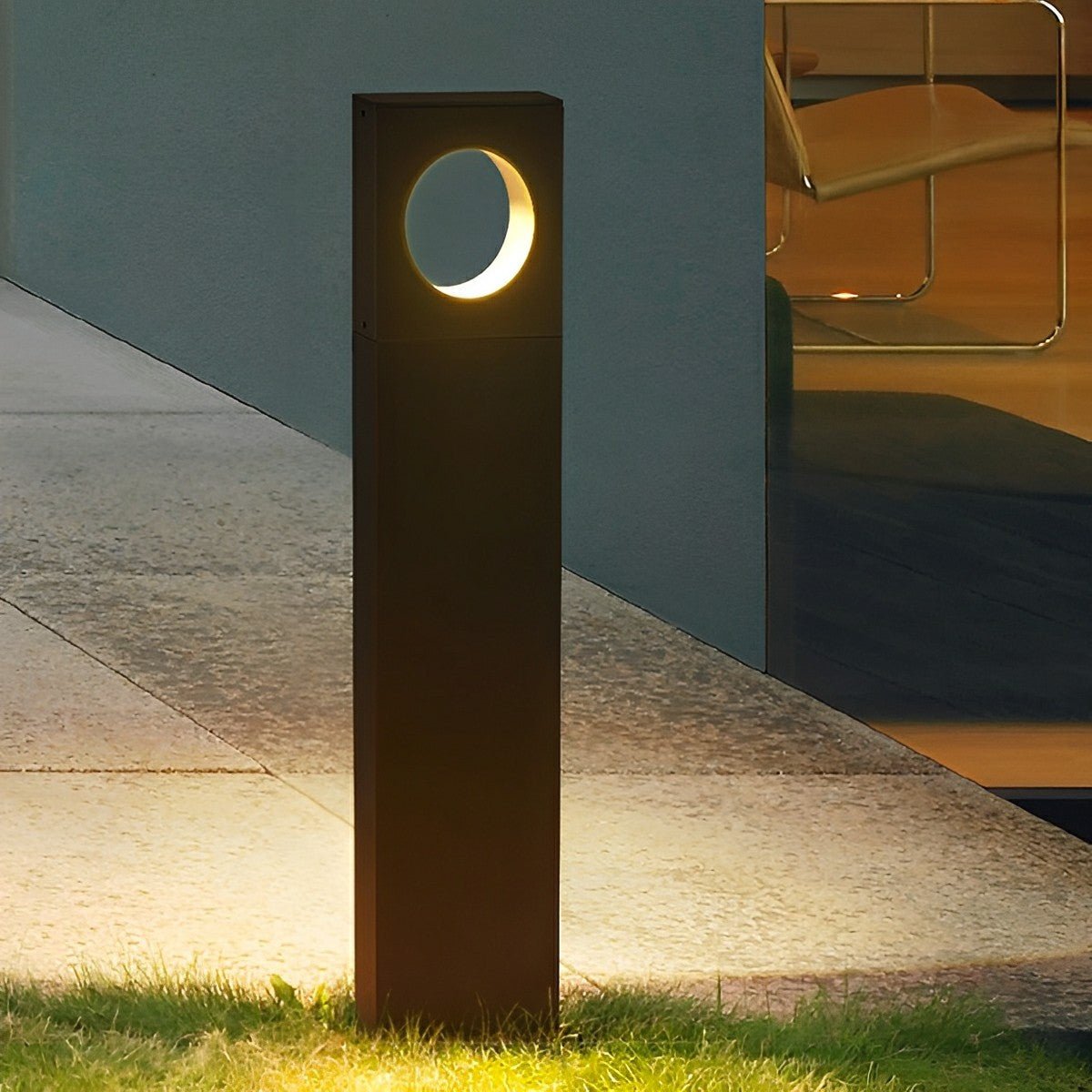 Waterproof Rectangular Ring Hollow Outdoor LED Landscape Lawn Lights - Flare Shack