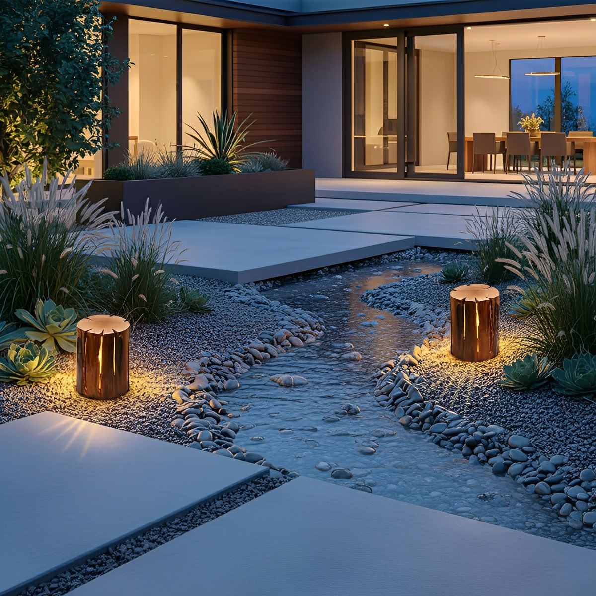 Waterproof Simulation Tree Stump Garden Landscape Lawn Light