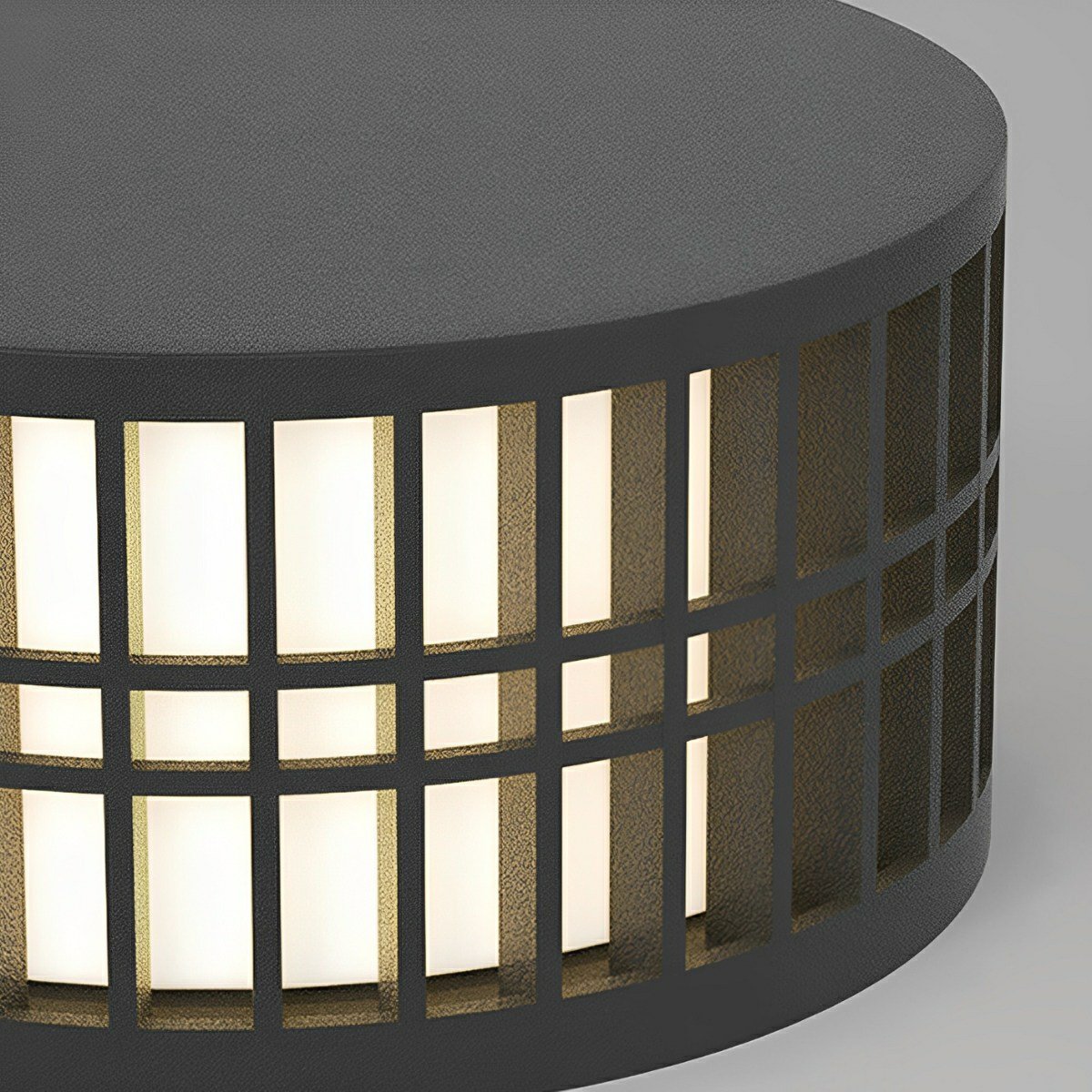 Waterproof Round Powerd LED Outdoor Post Lights