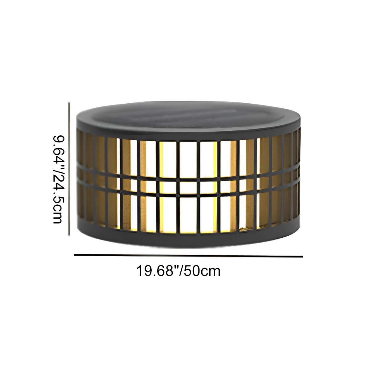 Waterproof Round Powerd LED Outdoor Post Lights