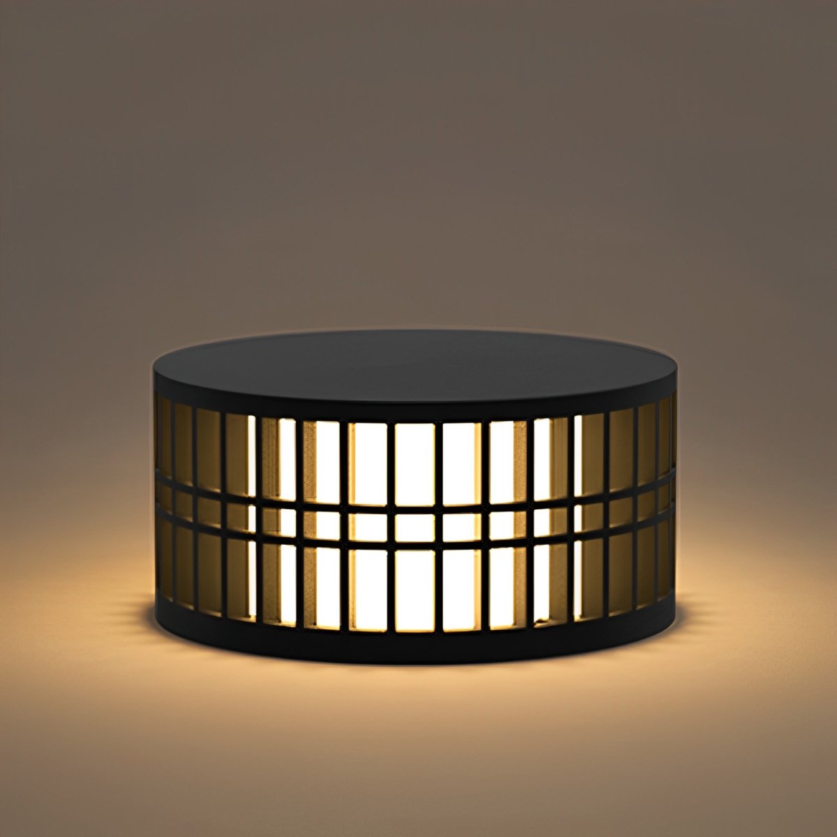 Waterproof Round Solar Powerd LED Outdoor Post Lights - Flare Shack