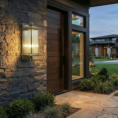 Waterproof Rustic Copper Outdoor LED Porch Wall Lights