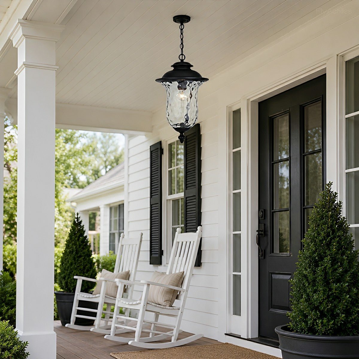 Waterproof Rustic Outdoor Hanging Lantern Pendant Lights - Flare Shack