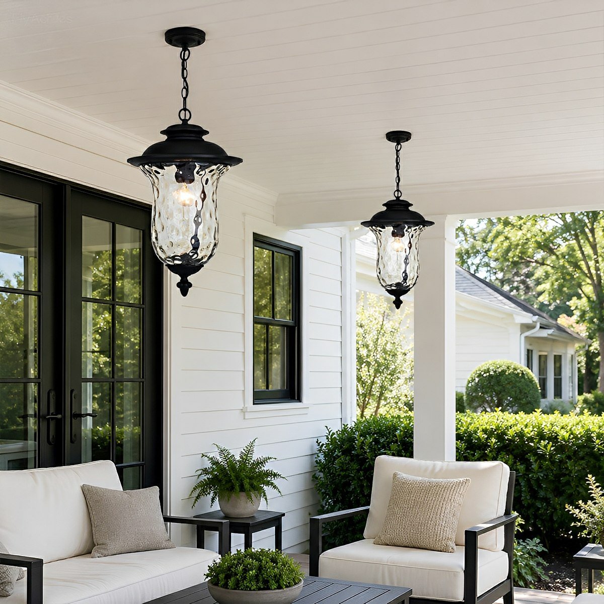 Waterproof Rustic Outdoor Hanging Lantern Pendant Lights - Flare Shack