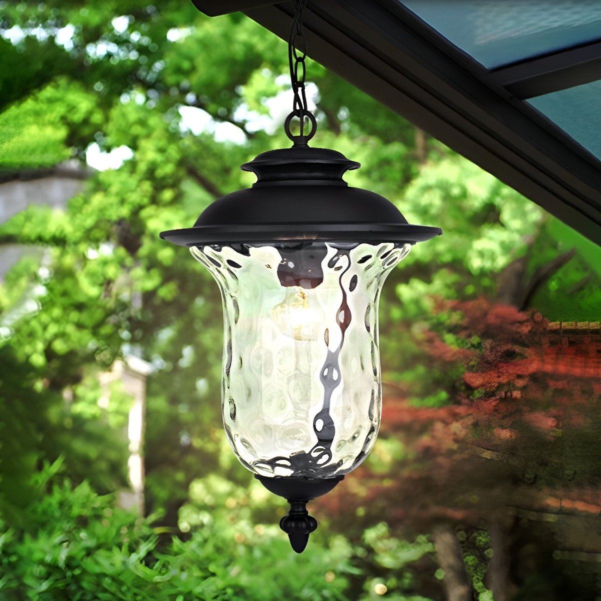 Waterproof Rustic Outdoor Hanging Lantern Pendant Lights - Flare Shack