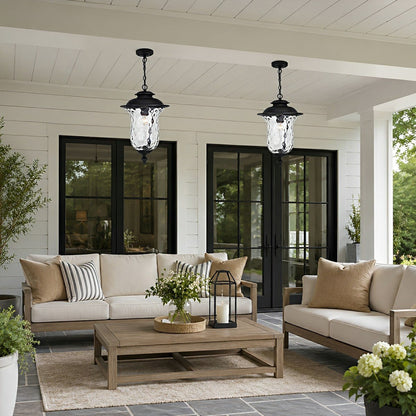 Waterproof Rustic Outdoor Hanging Lantern Pendant Lights