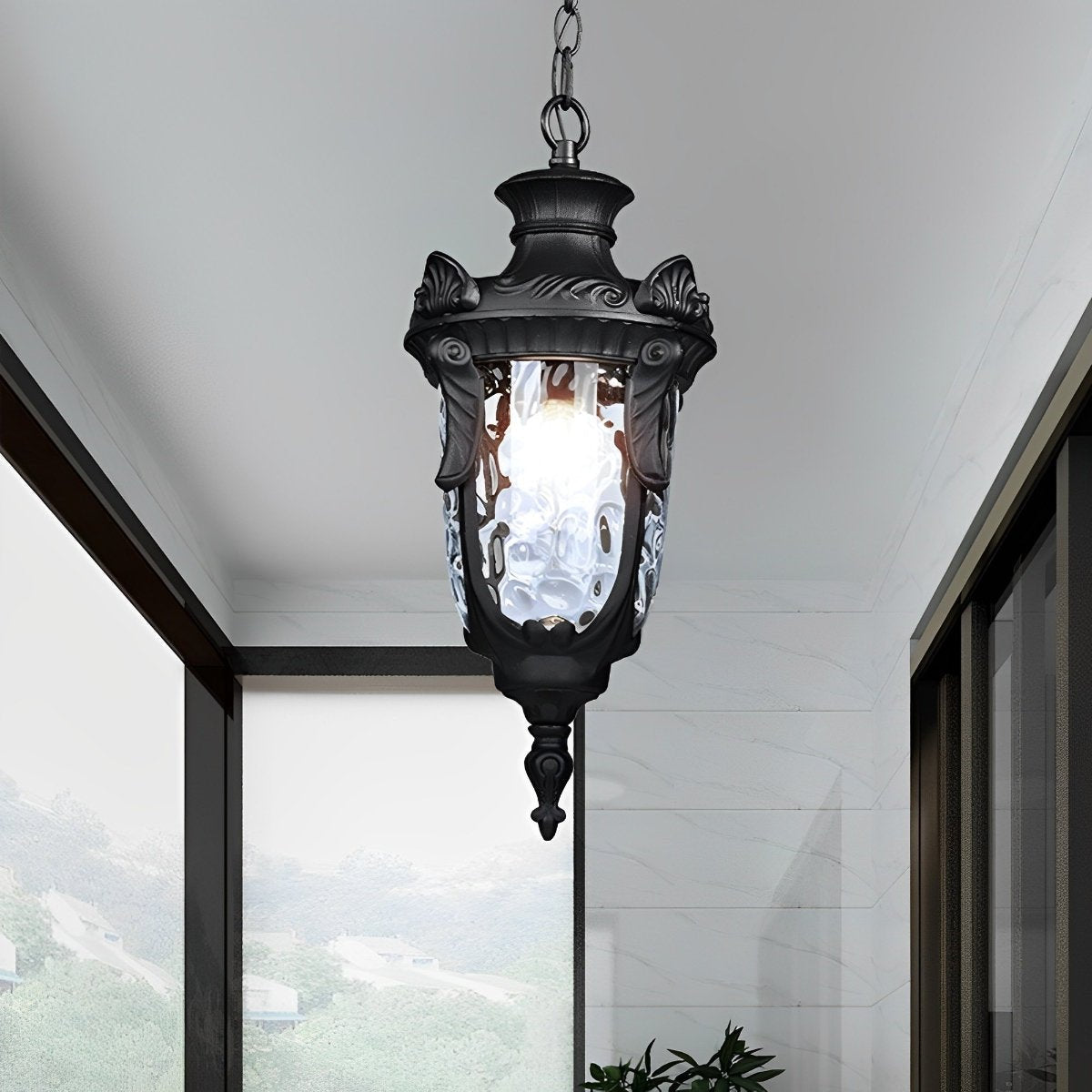 Waterproof Rustic Outdoor Pendant Lights Hanging Lantern - Flare Shack