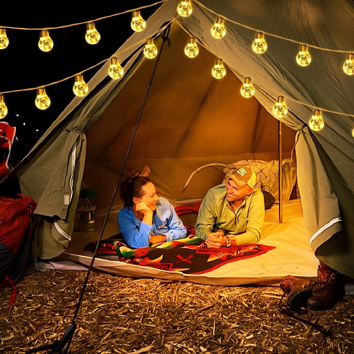 Waterproof Solar LED Outdoor String Lights