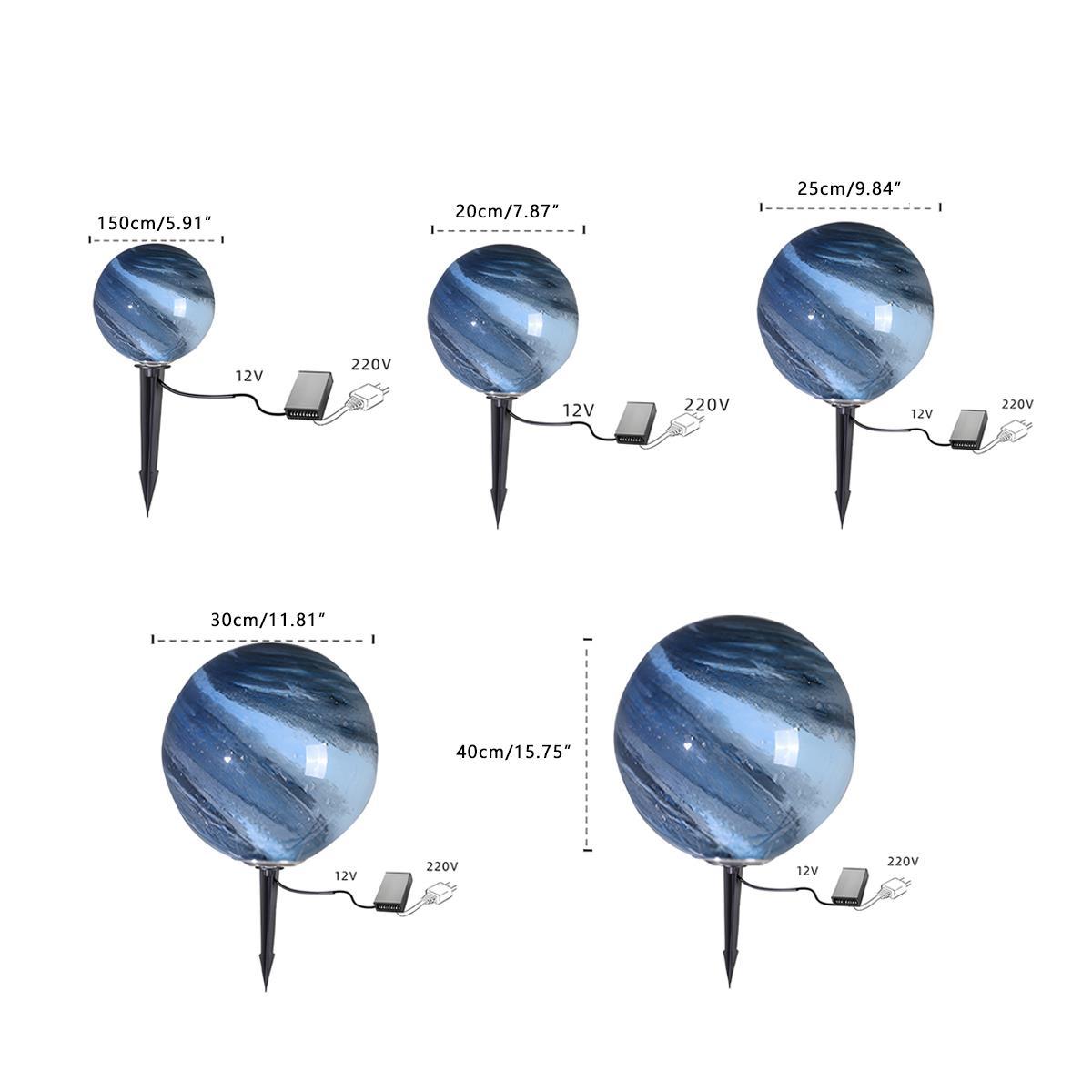 Waterproof Globe Planet LED Outdoor Landscape Lighting