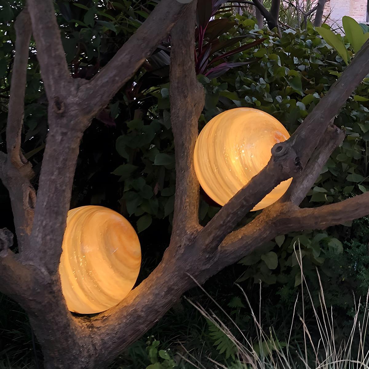 Waterproof Solar Globe Planet LED Outdoor Landscape Lighting - Flare Shack