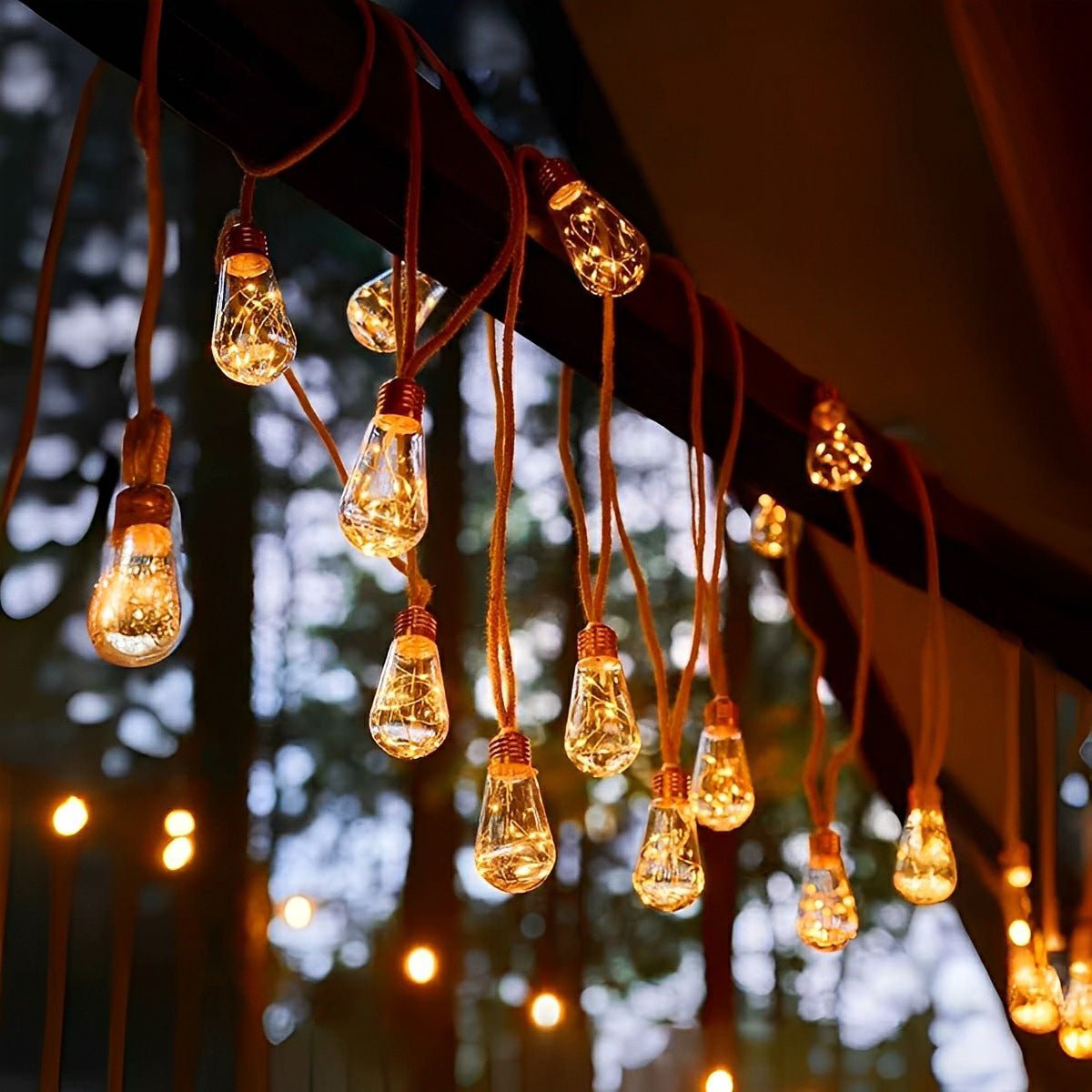 Waterproof Solar LED Outdoor String Lights - Flare Shack