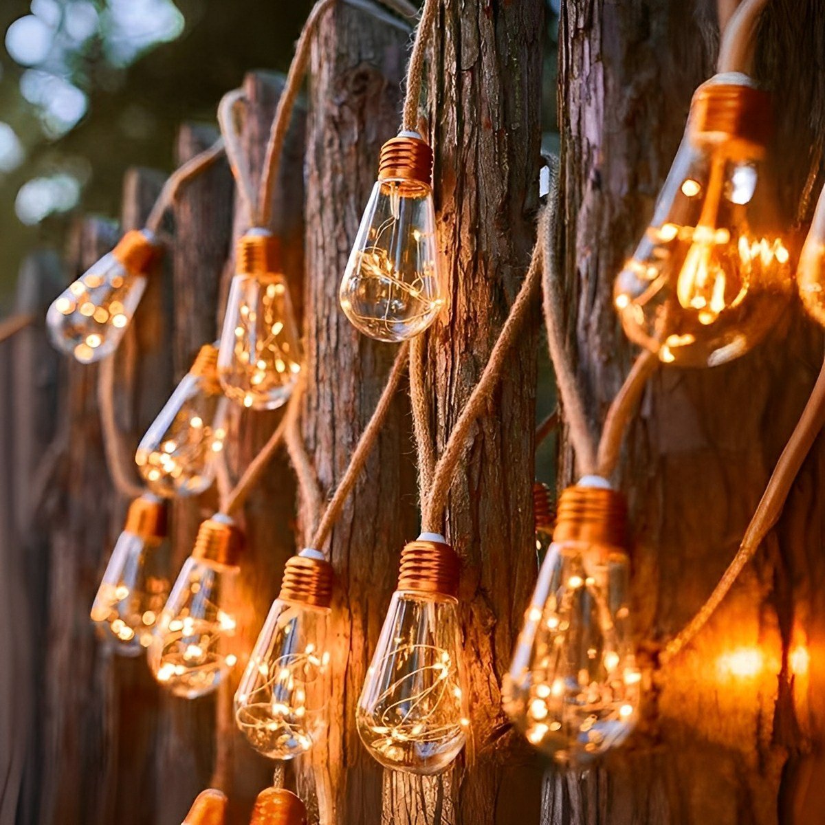 Waterproof Solar LED Outdoor String Lights - Flare Shack